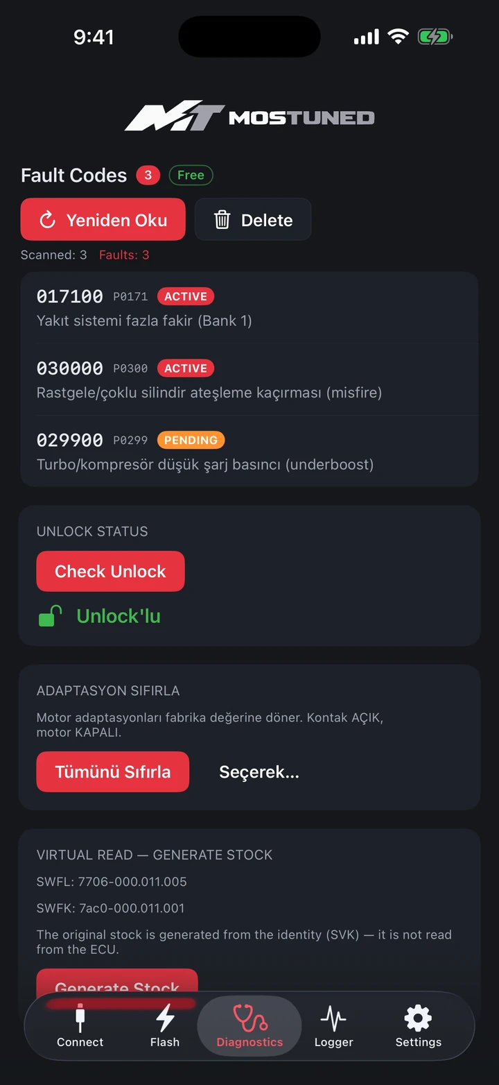 What does Unlock Check check?