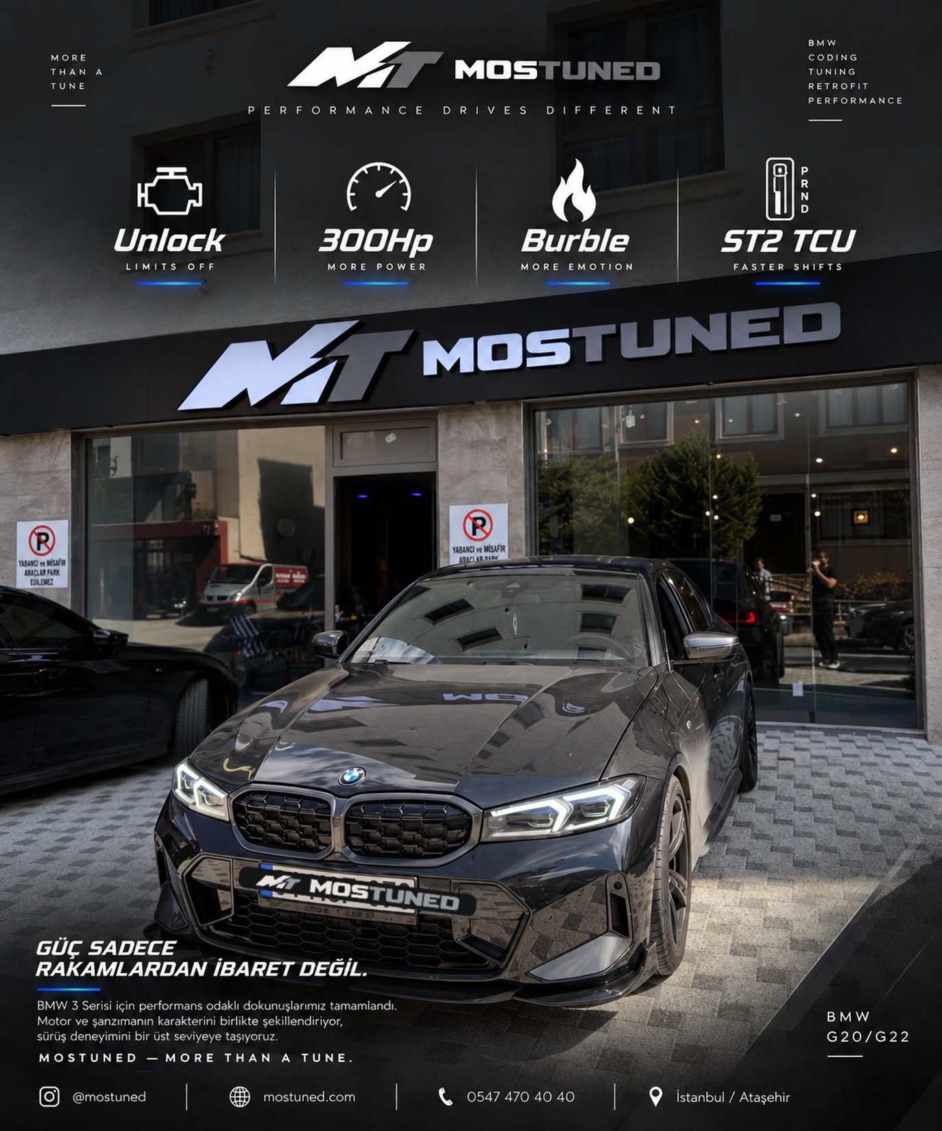 BMW G20 — G20 · 300 HP and Stage 2 TCU