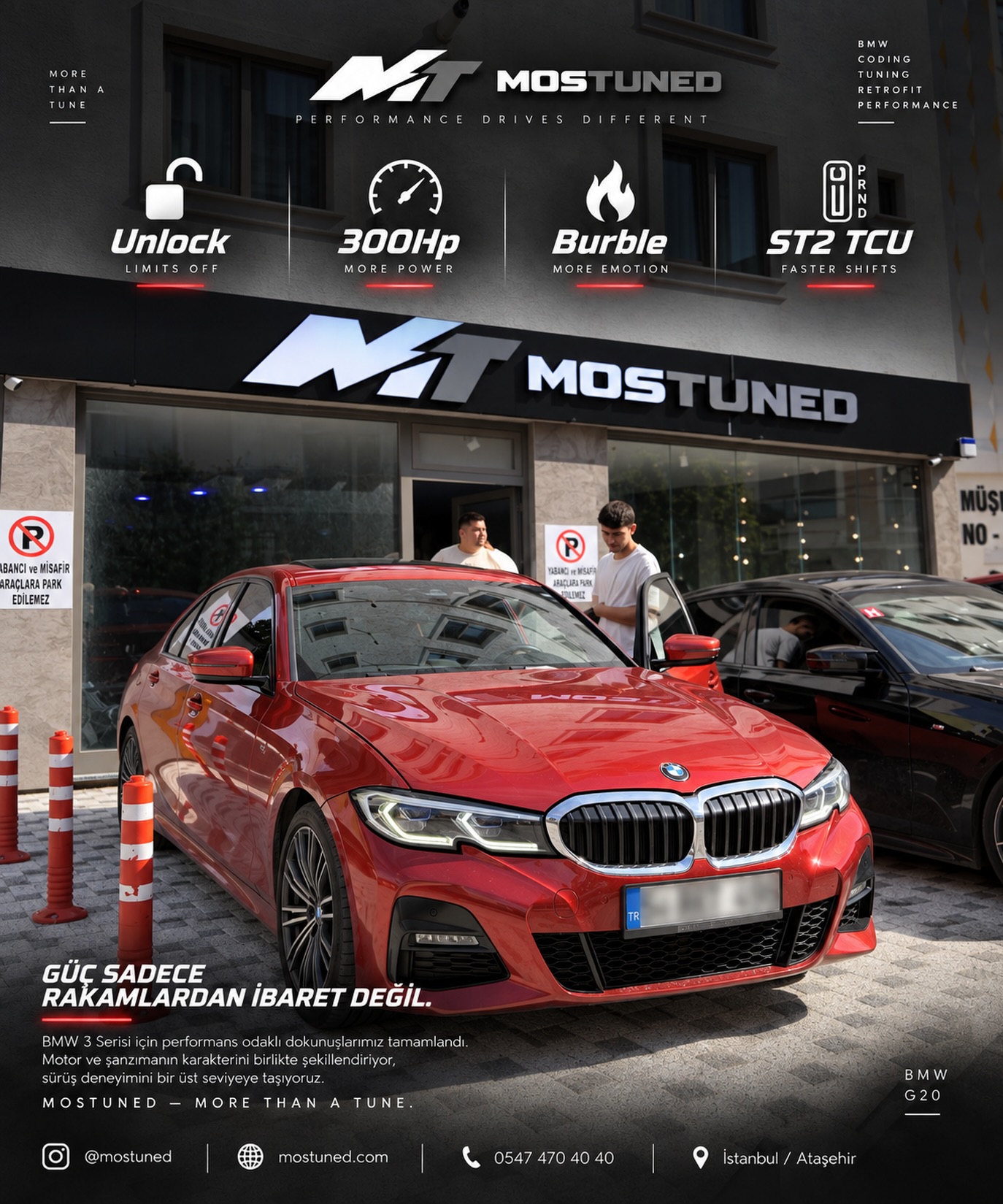 BMW G20 — Red G20 · 300 HP
