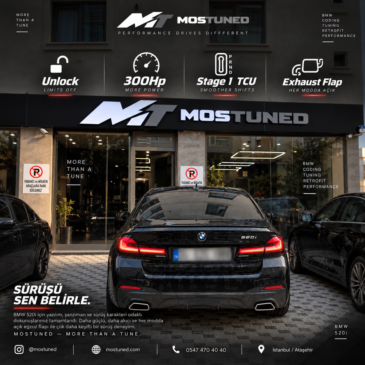 BMW G30 520i — 520i · Driving character